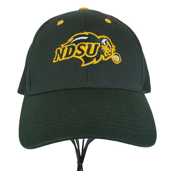 North Dakota State University Bison Baseball Cap Captivating Headgear O/S Green - Picture 5 of 10